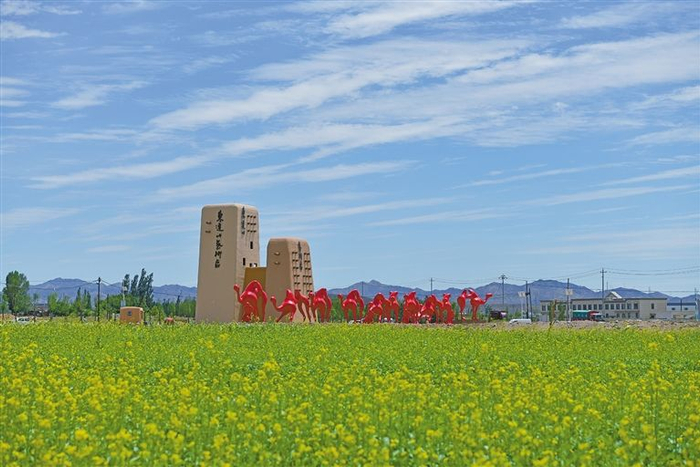 　　包头市青山区东达山艺术区。（内蒙古文联供图）