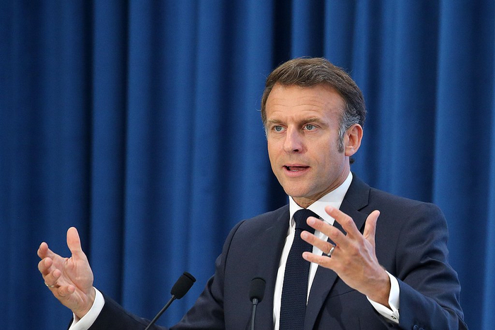 法国总统马克龙（视觉中国）