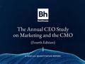 Boathouse：CEO对营销与CMO的认知研究报告