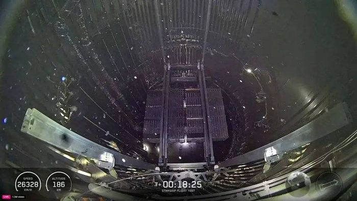 飞船的载荷舱内