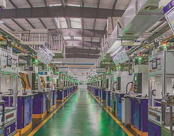 银球轴承产线。来源：公司官网