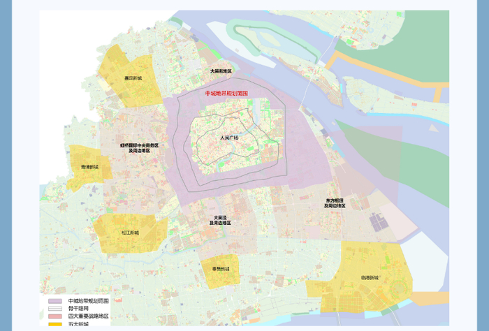 上海中城地带。图片来源：上海规划资源