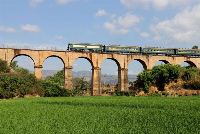 开远玉林山七孔桥 图源：开远文旅