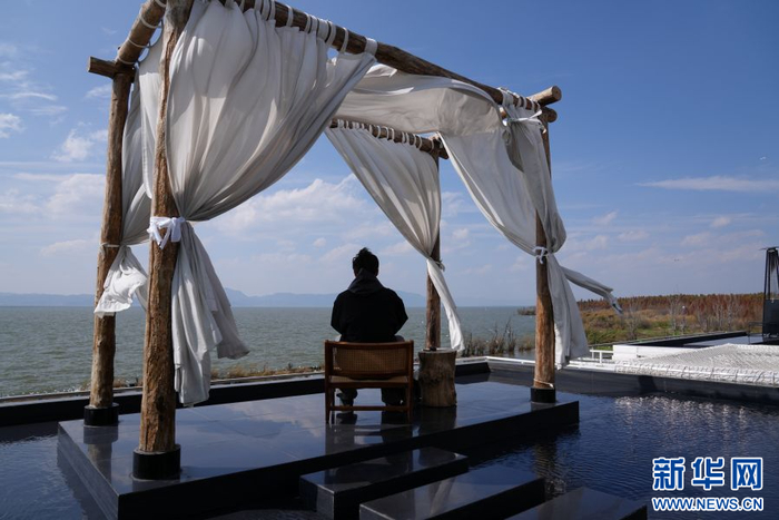 海晏村民宿（资料图）。新华网发（昆明滇池国家旅游度假区 供图）