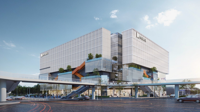 京东MALL（北京南三环店）外景。