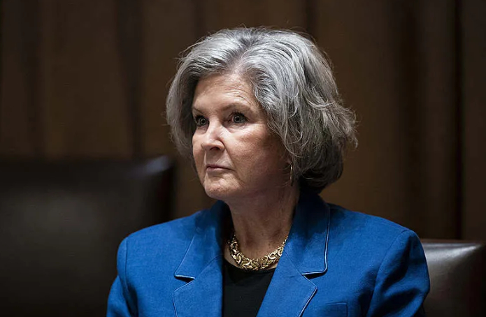 白宫办公厅主任苏茜·怀尔斯资料图。图源：视觉中国