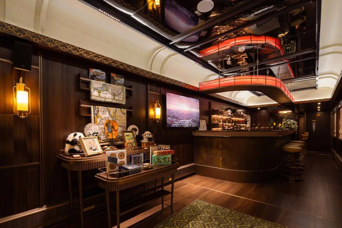 “熊猫专列·成都号”内部空间  图源/成都文旅集团