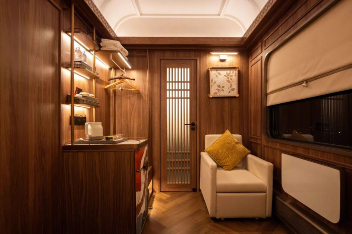 “熊猫专列·成都号”内部空间  图源/成都文旅集团