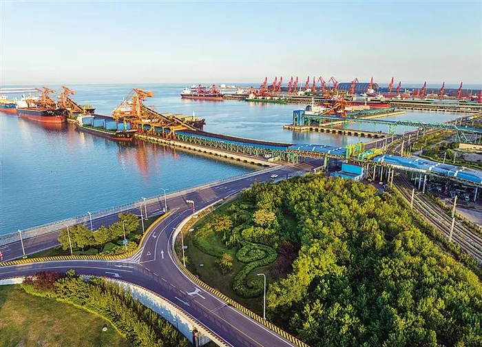 美丽的黄骅港煤炭港区