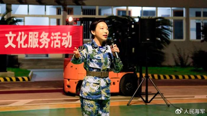 ▲2021年,张玉玺在海军某部服役时照片