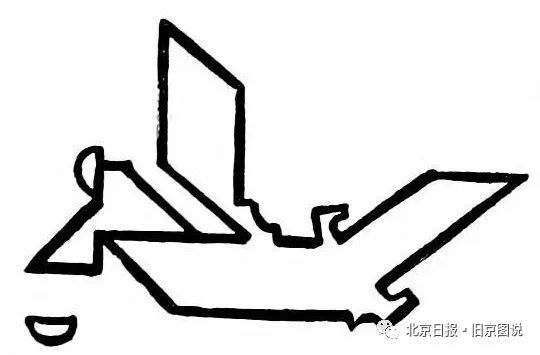 积木摆出的“李白捉月”图形