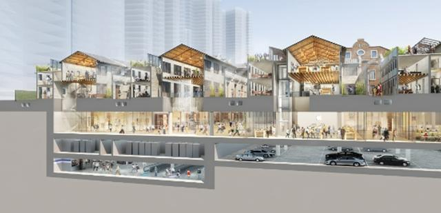 张园地下空间效果图