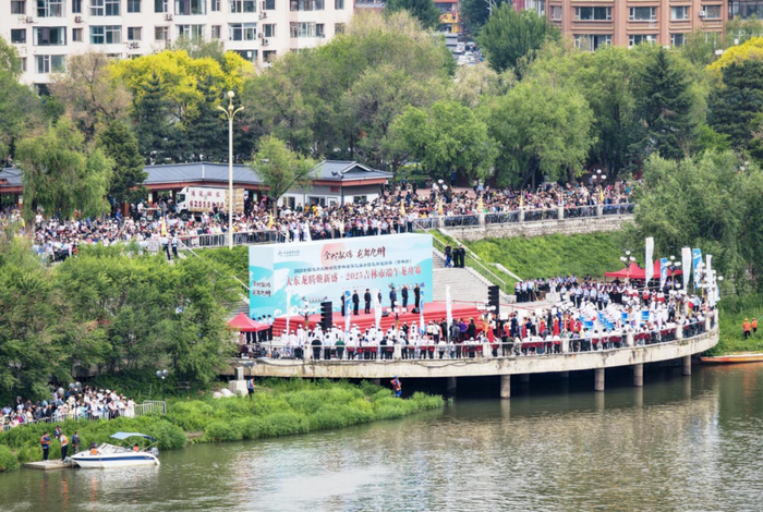 2025吉林市端午龙舟赛（央广网发  吉林省文化和旅游厅供图）