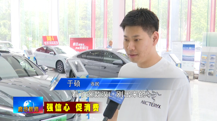 市民于硕：看了这款汉L，刚出来的，外观挺好看的，国家补贴，还有厂家补贴，现在总体下来价格也挺合适的。