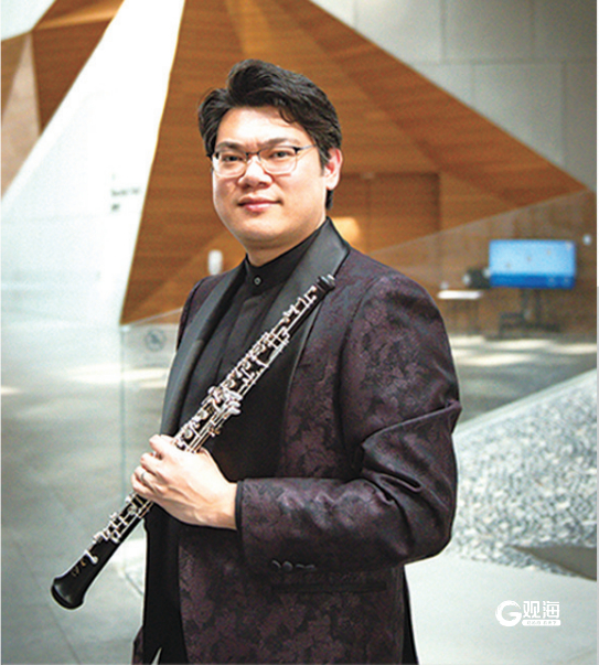 双簧管演奏家刘明嘉。