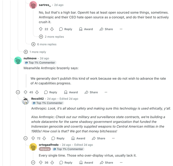 reddit 社区关于 DeepSeek 更新的帖子｜图片来源：reddit  