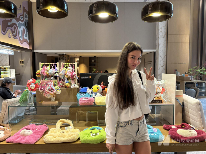 上海艺龙酒店的外国客人&nbsp;图片来源：每经记者 舒冬妮 摄