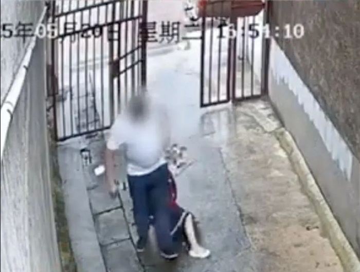 事发现场监控视频截图