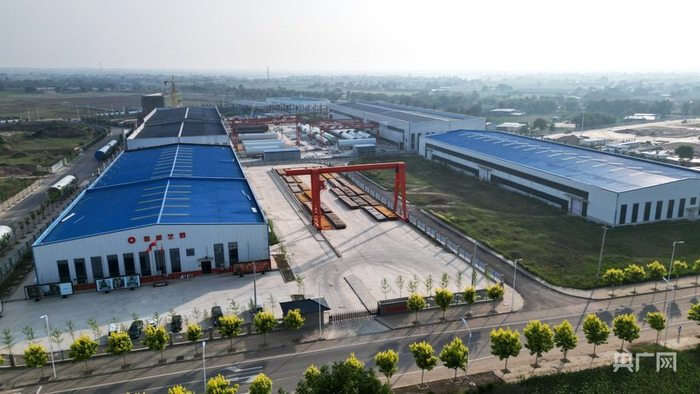 庆阳西峰工业园区北部园区一角（央广网发  盘小美  摄）
