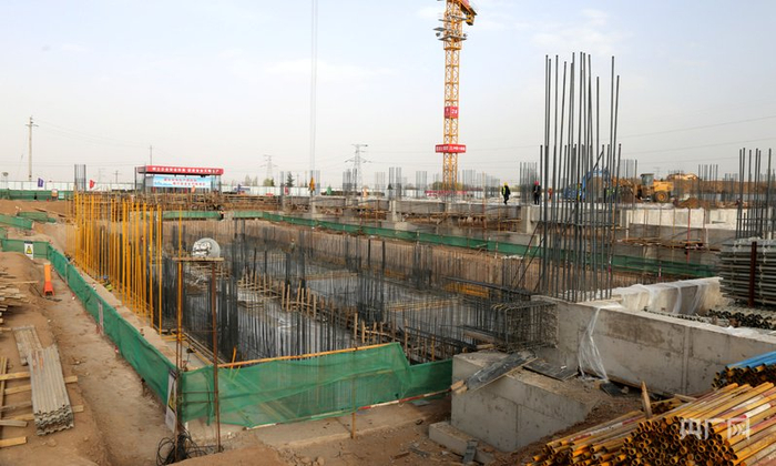 中国联通庆阳智算中心建设现场（央广网发  盘小美  摄）