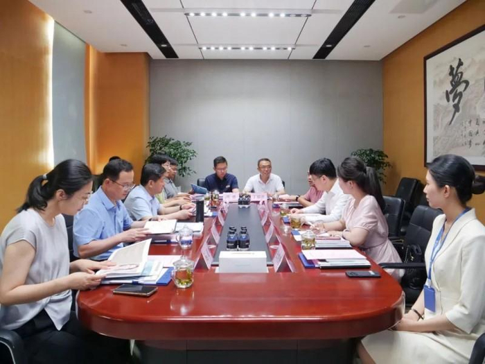 △ 山东东营经开区领导一行与华夏源座谈会
