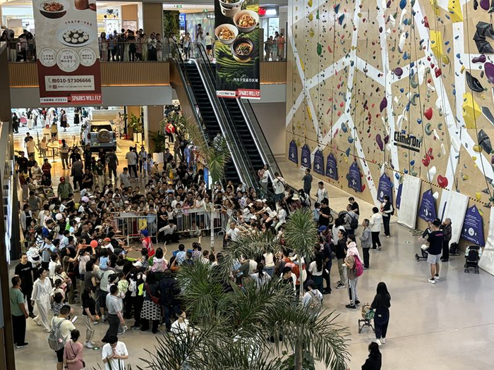 首钢园里的亲子活动吸引了不少孩子参与。受访者供图