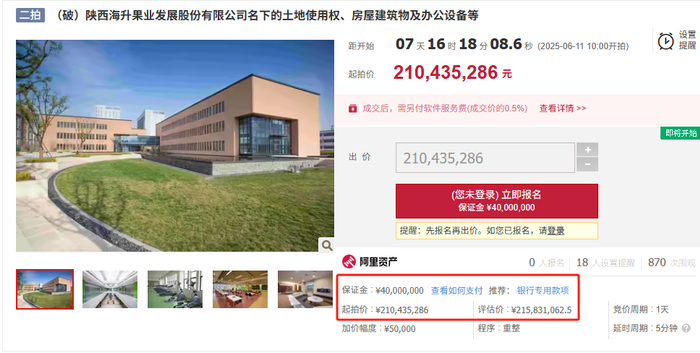 来源：阿里资产拍卖平台