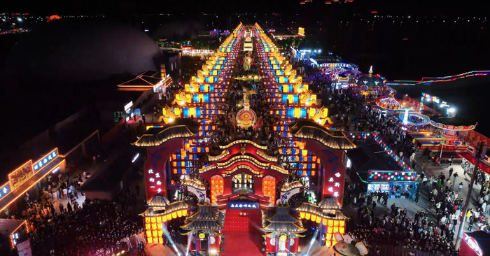 “乌兰察布之夜”街区  察右前旗融媒体中心供图