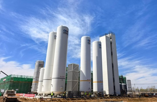 图片来源：中能建松原氢能产业园（绿色氢氨醇一体化）项目