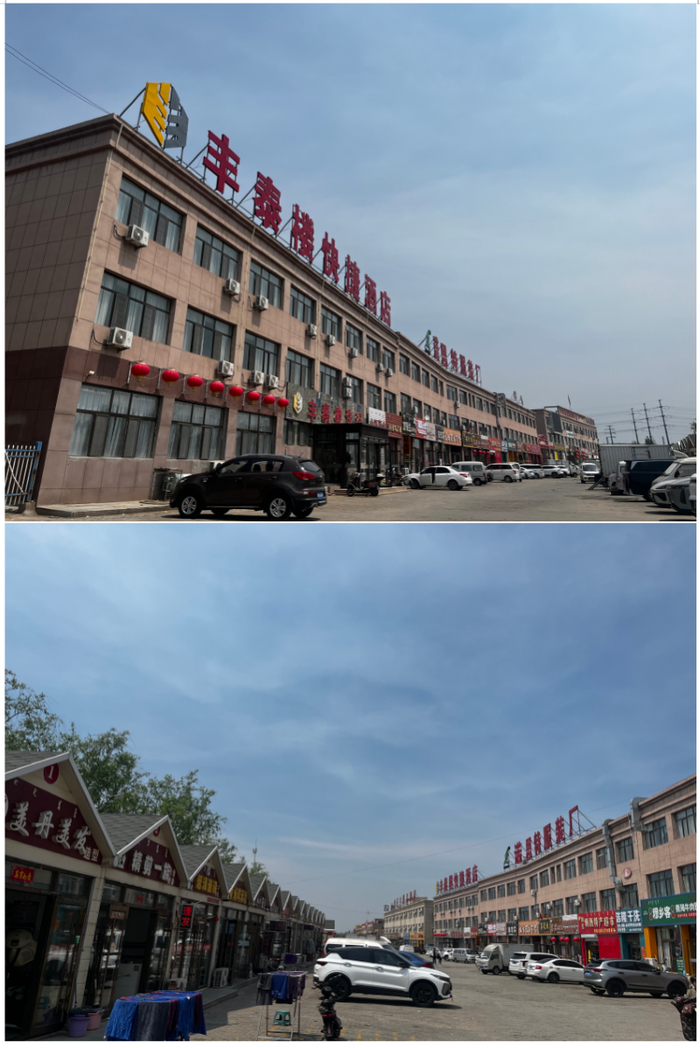 图注：园区附近商业街/李佳佳摄