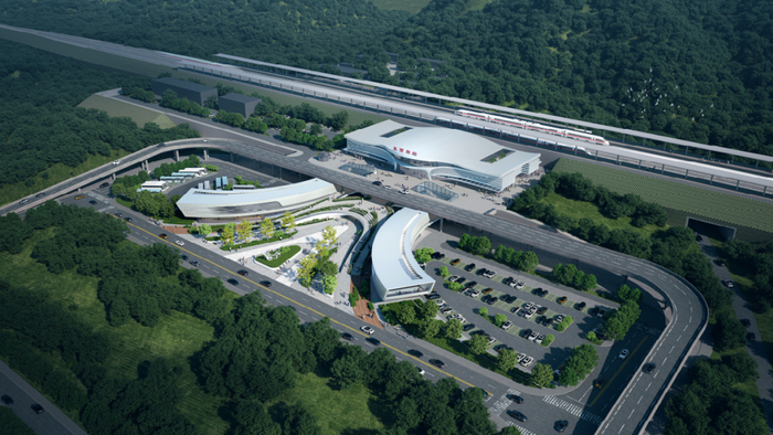 丽水东西岩客运综合交通枢纽工程效果图