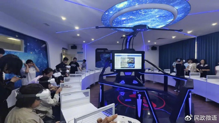 图为民政职业大学教学现场 高海英摄