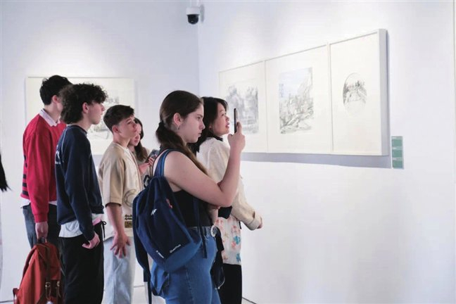 稻美术馆已接待研学学生超万人次，包括国际学生团队。
