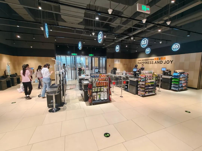 图：永辉超市郑州瀚海海尚店