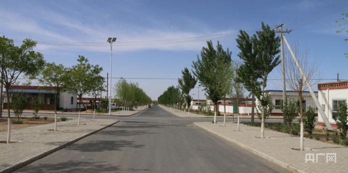 美丽的乡镇街道（央广网发  曾令飞  摄）
