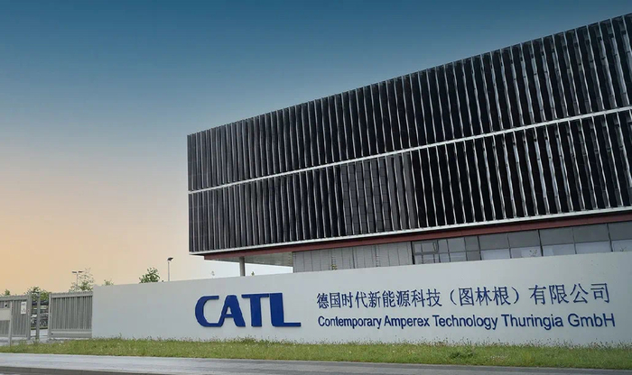 宁德时代位于德国图林根州海外工厂。图源:CATL宁德时代