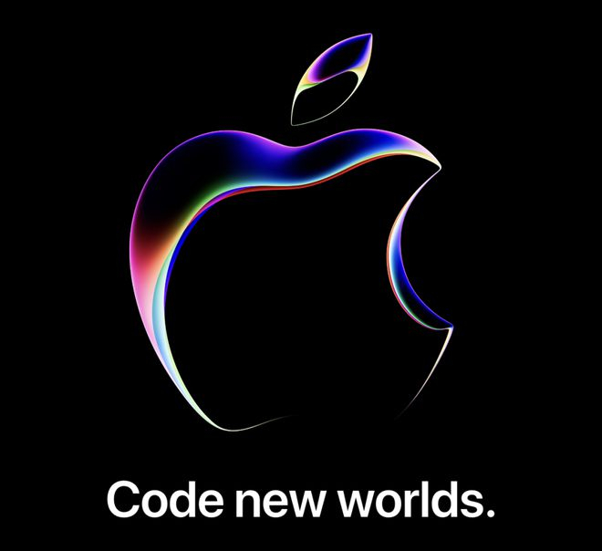 WWDC23 年的主视觉海报丨Apple