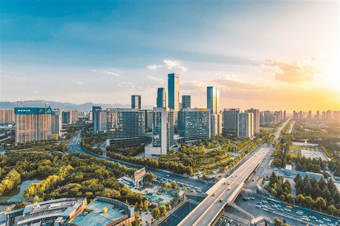 充满活力的西安高新区 资料图片