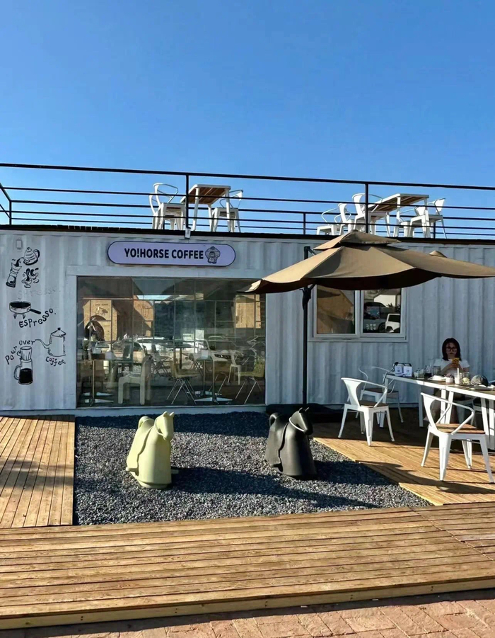 呼和浩特市一家马文化主题咖啡馆。