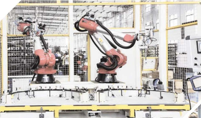 汽车零部件产业园机器人。