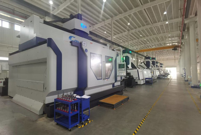 安徽飞悦航空科技有限公司的生产车间。 任俊锰 摄