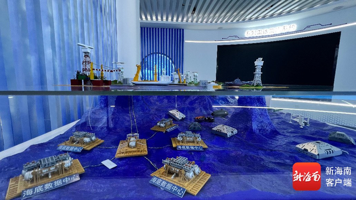 海底数据中心。记者 林师堂 摄