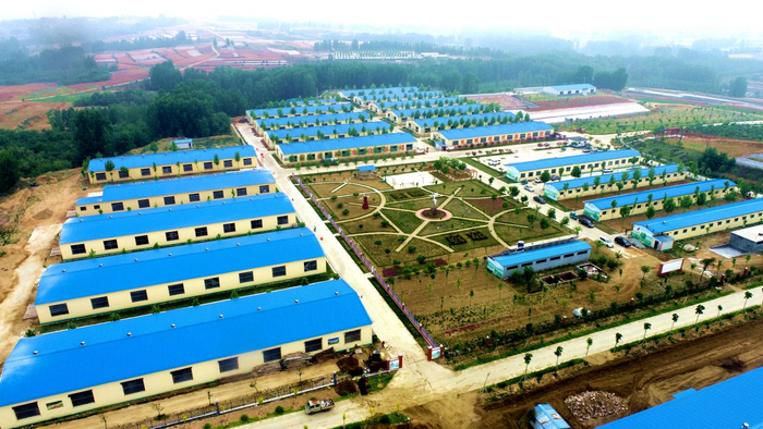 山东春冠食品有限公司厂房。临朐县委宣传部供图