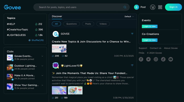 Govee独立站社区