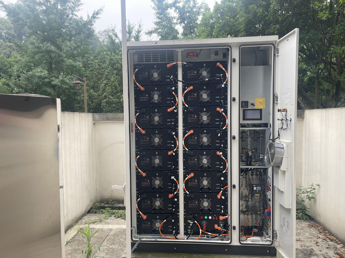 乐山电力的一处分布式储能项目 图片来源：每经记者 胥帅 摄