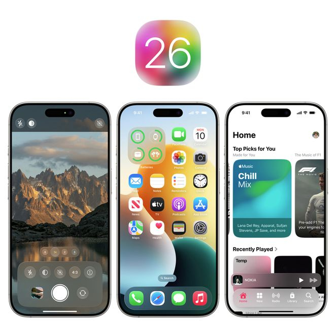 iOS 26 渲染图 图源：网络