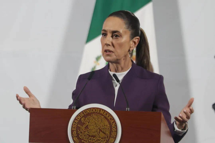 △墨西哥总统辛鲍姆（资料图）