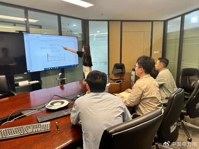 ▲工作室成员研讨CCUS技术内容