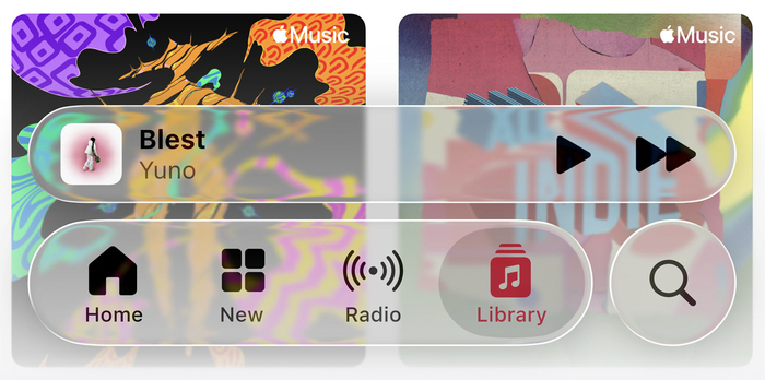“液态玻璃”细节效果展示 图片来源：苹果官网