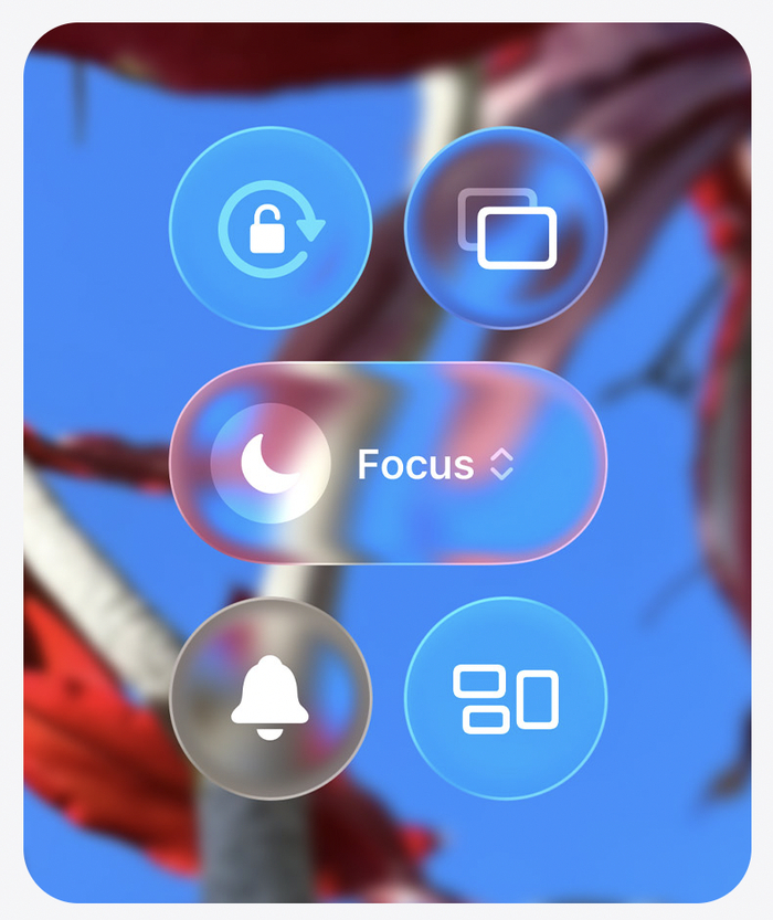 采用“液态玻璃”设计后的图标  图片来源：苹果官网